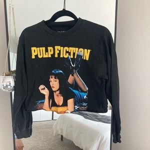 Pulp Fiction Cropped Long Sleeve
